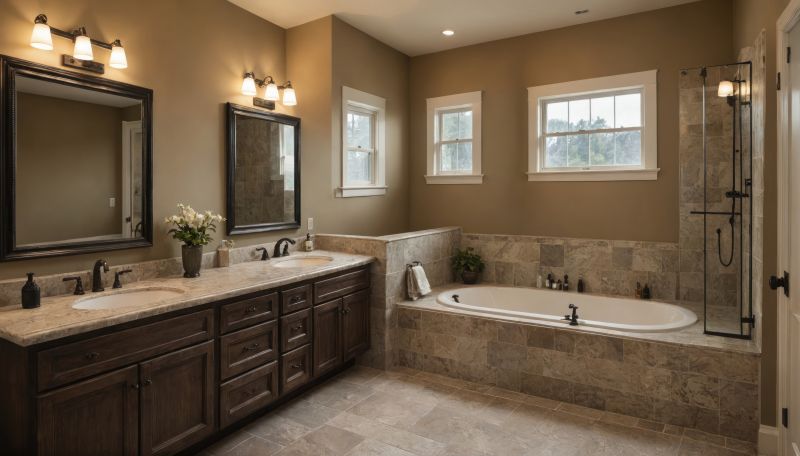 Luxury Bathroom with Double Vanity